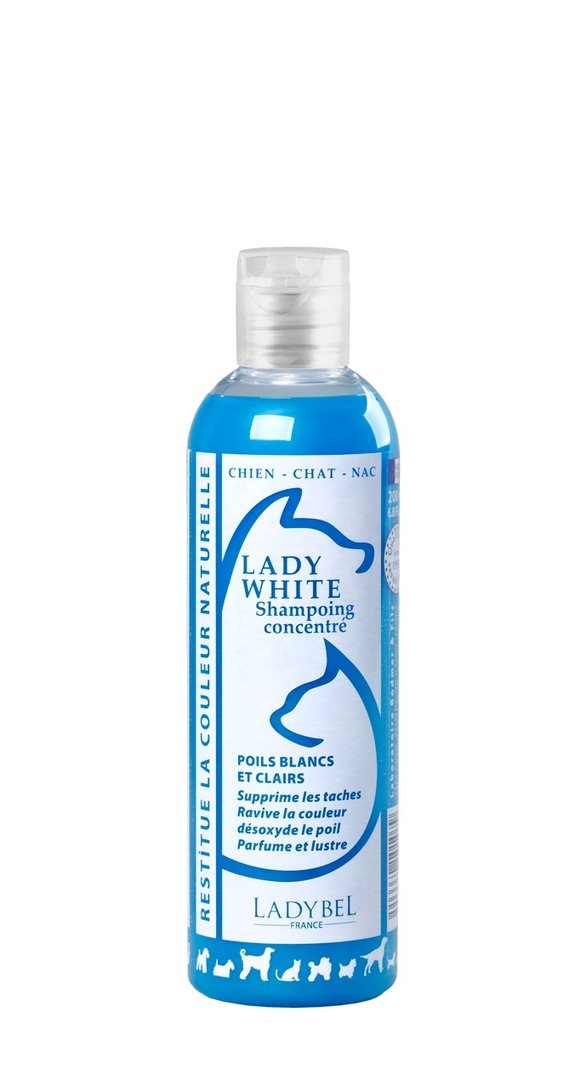LADY WHITE, für weißes Fell, Konzentrat 1:9, 200 ml bis 20 Ltr.