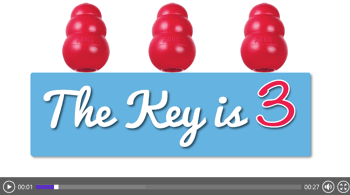 Der Schlüssel sind 3 KONG´s